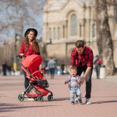 Дитячий прогулянковий візок Lorelli SPORT RED